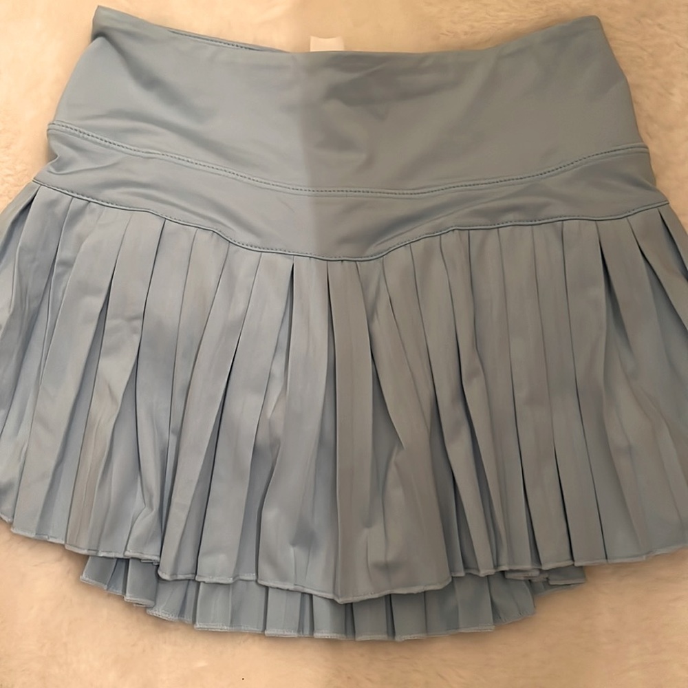 Tennis skirt has double pockets for the balls